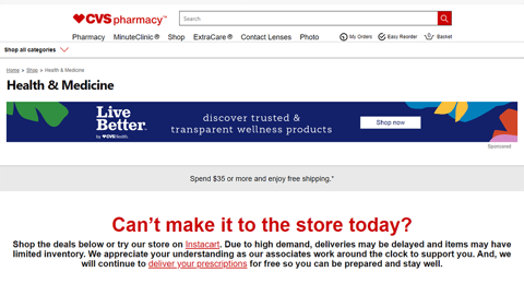 Live Better by CVS Health Display Ads
